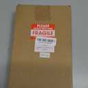 MyGift Modern Metal Wire Bathroom Paper Hand Towel Holder in Brass Tone Finish, Guest Bathroom Countertop Vanity Disposable Folded Trifold, C-fold, (Clear)