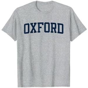 Oxford England Collegiate Style Varsity Block Letter T-Shirt Size XS