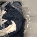 Electric Heated Throw Blanket, 50"x60" Extra-Thick and Warm Heating Blanket with 4 Hour Auto Off & 5 Heating Levels, 3D Pattern Design and Overheating Protection, Navy Blue