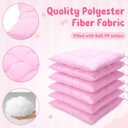 Geetery 12 Pcs Bulk Floor Pillows Cushion for Kids Classroom,Pink,Square