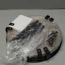 Lazy-Susan-Organizer-Spice-Rack, 2-Tier Rotating Spice Organizer For Kitchen-Cabinet-Countertop-Pantry, Turntable Seasoning Holder Storage Shelf With Adjustable Height (Grey)