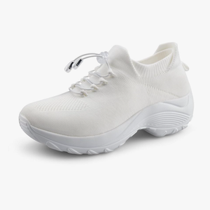 STUNAHOME Orthopedic Sneakers Breathable Women Walking Shoes Slip on Trainers Women's Comfortable Casual Ladies Athletic Shoe Thick Bottom, SIZE 6