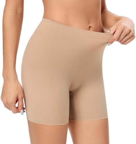 Seamless Shaping Boyshorts Panties for Women Slip Shorts Under Dress Shapewear Shorts Tummy Control Underwear Size M