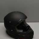 GLX GX23 Dirt Bike/Motocross Helmet - Matte Black, Large - DOT Approved