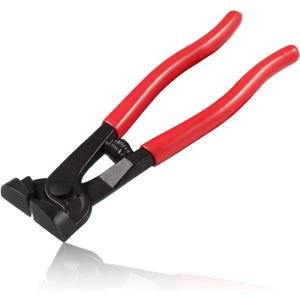Glass Tile Nippers Mosaic Tools 7 Inches Mosaic Tile Nippers Heavy Duty Tile Mosaic Trimmer & Nipper Professional Tile Working Tool for Cutting Ceramic Stained Glass Tile (8" Red Handle)