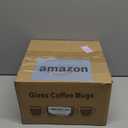 Mfacoy Glass Coffee Mugs Set of 4, Clear Large Coffee Mug 15 Oz With Handles for Hot Beverages, Clear Mugs for Tea, Cappuccino, Latte, Espresso Coffee, Juice, Glass Coffee Cups | Large Coffee Mug, With Handles, for Hot Beverages, Clear Mugs, for Tea, Cappuccino