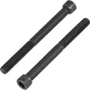 uxcell 3/8-16x4" Hex Socket Head Cap Screw Bolts 12.9 Grade Alloy Steel 5pcs
