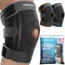 Knee Brace for Women and Men  Knee Compression Sleeve for Meniscus Tear, ACL, Arthritis Pain Relief, Patella Pad & Side Stabilizers for Fast Recovery & Optimal Support (Gray, Medium)