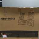 YHTAUTO Floor Mats Compatible with Honda Pilot 2016-2022 7 Seats No Elite, TPE All Weather Car Mats Waterproof Anti-Slip Odorless Floor Liner Front & 2nd Row Liner