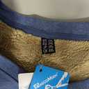 MAGCOMSEN Men's Sherpa Lined Sweatshirts Fleece Pullover Basic Tops Warm Crewneck Winter Sweatshirt (Large, Light Khaki)