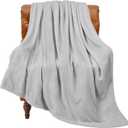 BEDELITE Fleece Blanket Dove Grey Throw Blankets for Couch & Bed, Luxury Plush Cozy Fuzzy Blanket 50x60 inches, Super Soft Warm Lightweight Throw Blanket for Travel Camping