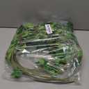 SNAIL GARDEN 4Pcs 43.3" Artificial Greenery Stems, Fake Ficus Branches with Eucalyptus Leaves & Fern, Faux Plants for Tall Vase, Indoor Outdoor Table Centerpiece, Home Garden Party Decor