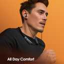 Hybrid Active Noise Cancelling Bluetooth 6.0 Headphones, 5 ENC AI Clear Call Mic Wireless Earbuds, in-Ear Magnetic Neckband Earphones 45H Playtime, IPX6 Sweatproof ANC Headsets for Travel Home Office