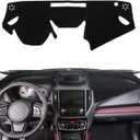 Dashboard Cover Mat Sun Pad Compatible with Subaru Forester/XV/Crosstrek 2019-2024, Center Console Dash Mat Pad Sun Shade Non-Slip Cover,Keeps Your Vehicle Cool