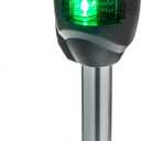 attwood NV6LC2-10-7 Marine Bi-Color LightArmor LED Navigation Pole Light, 10-Inch, Red/Green