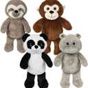 Rhode Island Novelty 14" Floppy Jungle Plush Assortment, 1 Piece per Order