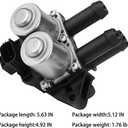 WFLNHB YW4H18495AA XR822975 XW4Z18495AA 5-Port Heater Control Water Valve HVAC Vacuum Solenoid Valve Replacement for Ford Thunderbird Jaguar S-Type Lincoln LS