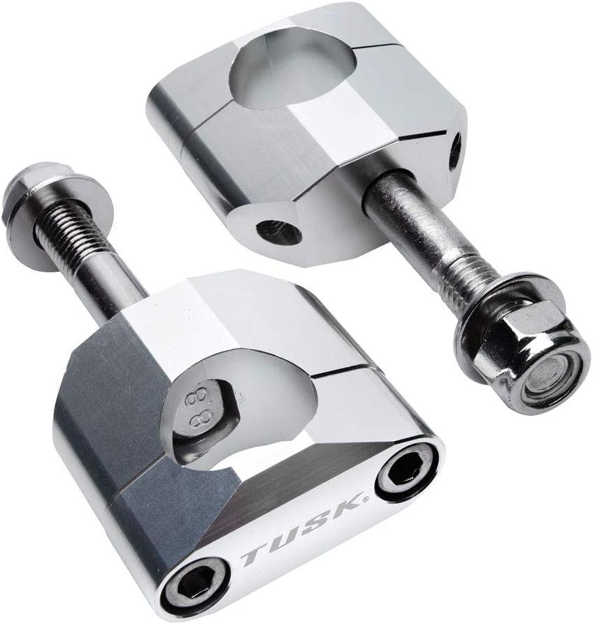 Tusk Universal Rubber Mounted Handlebar Clamp Kit 1 1/8" Bars Compatible with Honda CRF450R 2002-2026/CRF250R 2004-2026