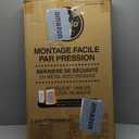 Regalo Safety 29-38.5" Baby Gate for Doorways & Bottom of Stairs, Pressure Mounted Baby Gate with Door for Babies, Toddlers & Pets, Tested & Safe for 30 Years, American Designed, American Owned, White