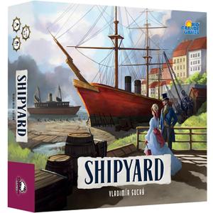 Rio Grande Games Shipyard 2nd Edition Strategy Board Game, Worker Placement, Economic Simulation, 1-4 Players