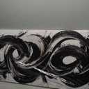 Canvas Wall Art Decor Wall Art Pictures for Living Room Artwork for Walls Abstract Black and White Wall Art Prints Abstract Canvas Art Wall Decorations Bedroom Home Aesthetic Wall Art Decor 20" X 40" (MH-01L)