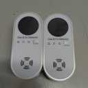 Carbon Monoxide Detectors and Natural Gas Detector, 4-in-1 Carbon Monoxide Detectors Plug in, Gas Leak Detector with Dual Alarms, Temperature & Humidity Sensor for Home, RV, White, 2 Pack