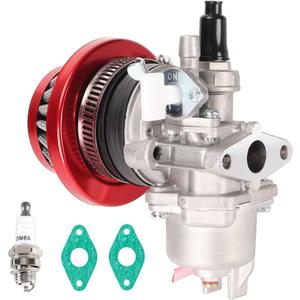 PZ13 13mm Carburetor Carb Air Filter Stack For 47cc 49cc Mini ATV Quad Dirt Pocket Bike Cag Mini Moto Moped Scooter Motocross Red