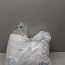 Blue Comforter Set Twin Size 2 Pieces,Blue Bows Striped Pattern Bedding Comforter Set Bed Set for Girls,Neutral Farmhouse Comforter Twin and 1 Pillowcase, Bows and Striped Blue, Twin