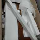 Solid Wood Overbed Bedside Table with Wheels, Adjustable Medical Tilt Top Hospital Bed Table Over The Bed, Rolling Laptop Desk, Mobile Standing Desk for Hospital and Home Use (Walnut)