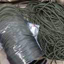 TECEUM 5/32" Paracord Rope 1000  1000ft / 200ft / 100ft / 50ft  Tactical Parachute Cord 4mm  45+ Colors  Nylon String for Survival & Camping Gear  Stripe Cord for Survival  Utility Rope (Army Green)