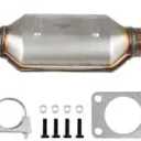KAX 50391 Catalytic Converter Stainless Steel O2 Port Fit for LeSabre 2000-2005 3.8L,Park Avenue/Bonneville 2000-2005 3.8L,1PC Stainless Steel High Flow Catalyst Converter
