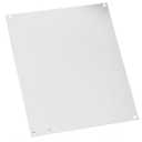 Hoffman A12P12 Conductive Panels for JIC Enclosure, Steel/Aluminum, J Box/10.75" x 10.88", Fits 12" x 12", White
