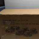 Axle Covers Complete Set Chrome ABS (2 Front 4 Rear) for Semi Truck