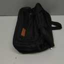 Femuar Reusable Lunch Box for Men/Women - Insulated Lunch Bag Leakproof Lunchbox for Work Office Picnic Beach - Freezable Lunch Cooler Bag with Adjustable Shoulder Strap - Black (Medium Size)