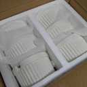 MALACASA Ramekins 8 oz Oven Safe, Porcelain Creme Brulee Ramekins Pudding Custard Cups Ceramic Souffle Dishes Ramakan Ramiken Ramicans Baking Bowls Set of 6, White, Series RAMEKIN-DISH