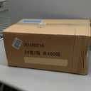 Gejoy 24 Pcs Plastic Water Carafe with Lids 32 oz Clear Juice Pitchers for Mimosa Bar Drinks Milk Iced Tea Beverage Containers for Home Restaurant School Fridge, Not Dishwasher Safe (White Cap)