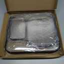 3 Pack Zippered Hard Pouch, Clear Hard Shell Zipper Case, Clear Plastic Storage Box Containers Small Toiletry Bag for Small Items, Toys, Building Blocks, Puzzles, Cosmetics&Stationery, 3 Size