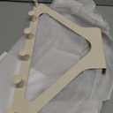 Over Door Hooks, No Drill Silent Use 6 Hooks for Towels & Clothes, Modern Matte Metal 8.7 inch (Cream White, Regular)