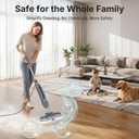 OLIXIS Steam Mop, All-in-One Scrubbing Steam Mops for Floor Cleaning with Rotating Pads, Floor Steamer with 2 LED Lights, 4 Cleaning Modes, Swivel Steering, 16.4 FT Cord, Safe for Hardwood and Tile