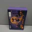 Black Cat Costume for Girls, Halloween Cat Costume Set with Light Up Tutu Skirt, Ears Headband Tail Gloves for Kids