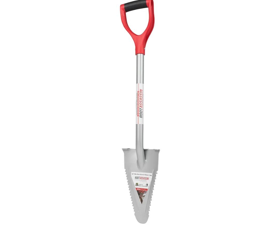 32" Mini Root Assassin Garden Shovel/Saw - The Original & Best Award Winning Combo Gardening Spade Tool, Yard, Root, Stump, Tree Removal, Landscaping, Trimming Specialized Digging (32" Shovel/Saw) 32" Mini Root Assassin Garden Shovel/Saw - The Original & Best Award Winning Combo Gardening Spade Tool, Yard, Root, Stump, Tree Removal, Landscaping, Trimming Specialized Digging (32" Shovel/Saw)
