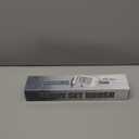 Heated Round Brush, Ceramic Tourmaline Ion 1/2 inch Curling Iron, Hot for Fluffy Thermal Brush Curling Wand, Suitable for All Hair Types Tool (White, 0.5 inch)