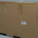 ZJSF Foldable Freestanding Indoor Dog Gate for House Wood White Long Pet Gates Dog Fence for Stairs Puppy Gates for Hallways,Pet Fence, Puppy Gate,Support Feet Included 32 "Height-2 Panels