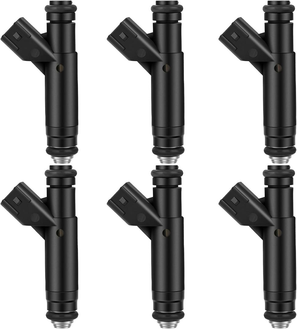 SCITOO 6Pcs 4 Holes Fuel Injectors fit for 2004-2005 for Ford for Freestar, for 2001-2003 for Ford for Ranger, for 2004-2005 for Mercury for Monterey, for 2001 2003-2005 for Mercury for Sable FJ957