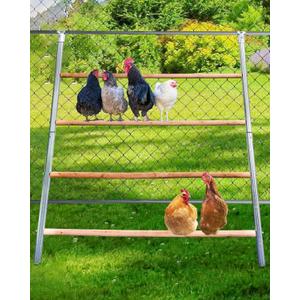 Large Chicken Perch for Coop, Roosting Bar for Hen Stand,Funny Chicken Toy for Chicken Coop Accessories