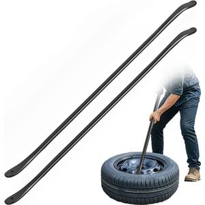 Tire Mounting Tools, Semi Tire Changing Tools. Heavy Duty tire Iron for tire Tools for Changing Tires. 39 Inch x 4/5 Inch, Black