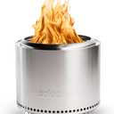 Solo Stove Bonfire with Stand | 19.5" Smokeless Fire Pit, Removable Ash Pan | Portable Stainless Steel Wood Burning Outdoor Fireplace, Ideal for 46 People, 21.75 lbs