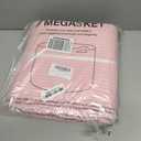 Extra Large Pink Basket, 22"x22"x14" Woven Cotton Rope Bin with Handles, Blanket Storage for Living Room, Baby Kids Toy Storage Bin Box, Wicker Laundry Basket, Pink Room Decor Organizing