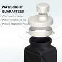 BEAUTAIL Collapsible Water Bottles 20.6oz, Silicone Foldable Portable Travel Water Bottle, Lightweight Reusable Leakproof for Traveling Camping Hiking Cycling Yoga Sports Outdoor