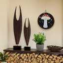 Mushroom Ghost Wall Decor Mushroom Home Wall Decor Mushroom Aesthetic Art Cottagecore Decor for Living Room Kitchen Bathroom